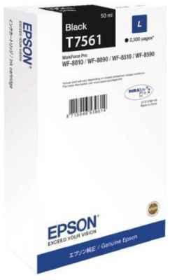 Картридж Epson C13T756140 для EPSON WF-8090/8590 2500стр Черный 2034153320