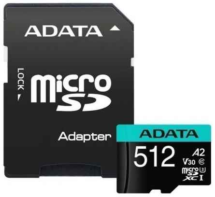 A-Data Карта памяти MICRO SDXC 512GB W/AD. AUSDX512GUI3V30SA2-RA1 ADATA 2034153454