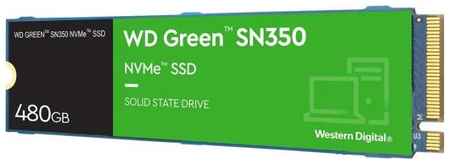 Твердотельный накопитель SSD M.2 480 Gb Western Digital Green SN350 Read 2400Mb/s Write 1650Mb/s 3D NAND TLC (WDS480G2G0C) 2034153670