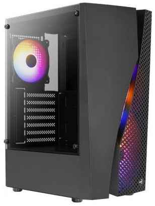 Корпус microATX Aerocool Wave-G-BK-v2 Без БП