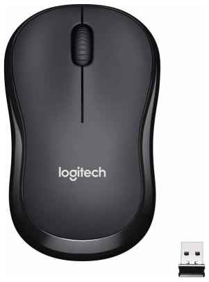Мышь беспроводная Logitech M221 SILENT чёрный USB (910-006510) 2034155691
