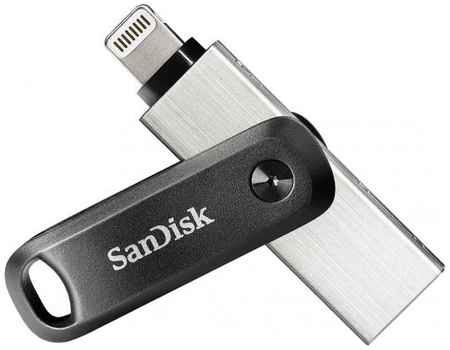 Флешка 256Gb SanDisk iXpand Go USB 3.0 Lightning серебристый черный 2034155885