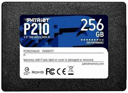 Твердотельный накопитель SSD 2.5 256 Gb Patriot P210 Read 500Mb/s Write 400Mb/s 3D NAND TLC (P210S256G25)