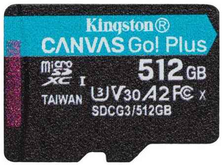 Карта памяти microSDXC 512Gb Kingston Canvas Go Plus SDCG3/512GBSP 2034170822