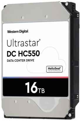 Жесткий диск 3.5 16 Tb 7200 rpmrpm 512 MbMb cache Western Digital Ultrastar DC HC550 SATA III 6 Gb/s (0F38462 WUH721816ALE6L4) 2034171126