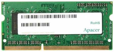 Оперативная память для ноутбука 4Gb (1x4Gb) PC3-10666 1333MHz DDR3 SO-DIMM CL11 Apacer AS04GFA60CATBGC (DS.04G2K.KAM) 2034171379