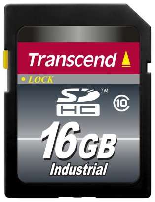 Промышленная карта памяти SDHC Transcend 10I, 16 Гб Class 10 MLC, темп. режим от -40? до +85? 2034171991