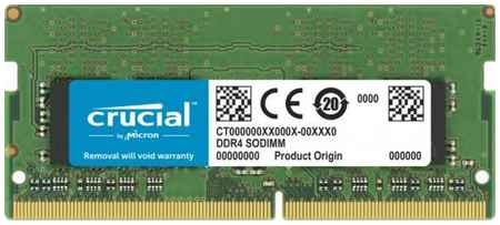 Оперативная память для ноутбука 32Gb (1x32Gb) PC4-25600 3200MHz DDR4 SO-DIMM Unbuffered CL22 Crucial Basics Laptop CT32G4SFD832A