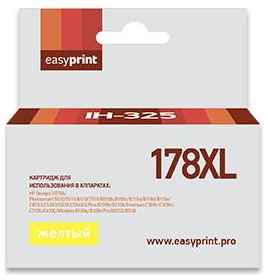 Картридж EasyPrint IH-325 для HP Deskjet 3070A/Photosmart 5510/6510/7510/C8553/Premium C309c/C410C/Pro B8553/8558 750стр Желтый с чипом 2034173287