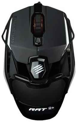 Игровая мышь Mad Catz R.A.T. 2+ чёрная (PMW3325, USB, 3 кнопки, 5000 dpi, красная подсветка) 2034173299