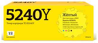 TC-K5240Y Тонер-картридж T2 для Kyocera ECOSYS Р5026cdn/Р5026cdw/M5526cdn/M5526cdw (3000 стр.) желтый, с чипом 2034173614