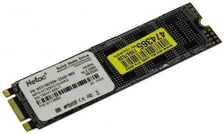 Твердотельный накопитель SSD M.2 256 Gb Netac N535N Read 540Mb/s Write 490Mb/s 3D NAND TLC 2034173639