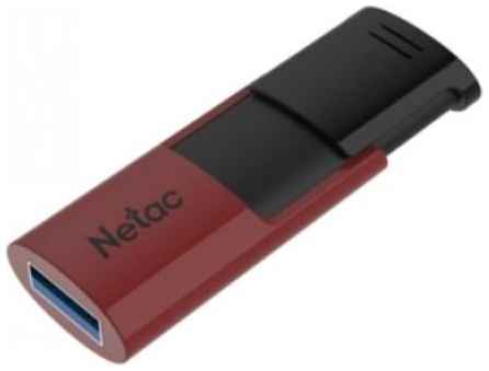 Флеш Диск Netac U182 Red 64Gb, USB3.0, сдвижной корпус, пластиковая чёрно-красная 2034173652