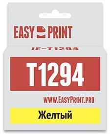 Картридж EasyPrint IE-T1294 для Epson Stylus SX230/SX420W/SX425W/SX525WD/Office B42WD/BX305F/BX320FW/BX625FWD/WorkForce WF-7015, желтый, с чипом 2034173733