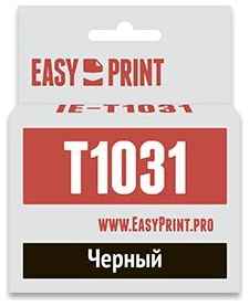 Картридж EasyPrint IE-T1031 для Epson Stylus TX550W/Office T40W/TX600FW, черный, с чипом 2034173738