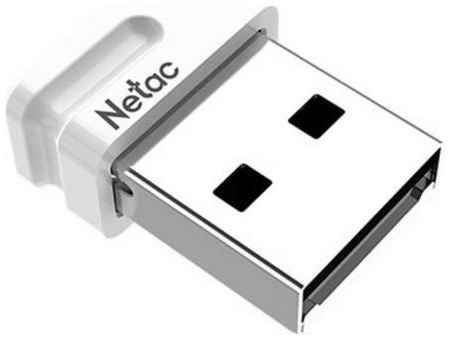 Флеш Диск Netac U116 32Gb, USB2.0, миниатюрная пластиковая белая