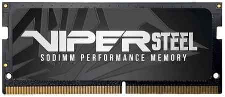Оперативная память для ноутбука 32Gb (1x32Gb) PC4-21300 2666MHz DDR4 SO-DIMM CL19 Patriot Viper Steel PVS432G266C8S