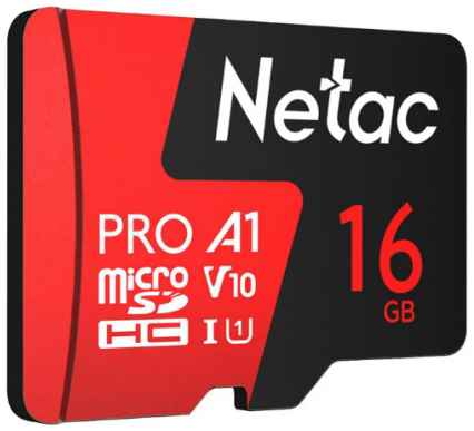 Флеш-накопитель NeTac Карта памяти Netac MicroSD P500 Extreme Pro 16GB, Retail version card only 2034190623