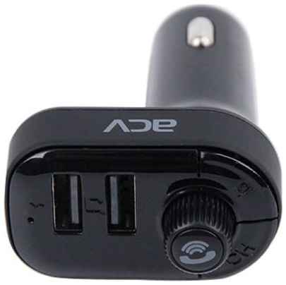 Автомобильный FM-модулятор ACV FMT-118B черный BT USB (37399) 2034194085