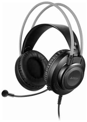 Наушники с микрофоном A4Tech Fstyler FH200i серый 1.8м накладные оголовье (FH200I GREY) 2034195919