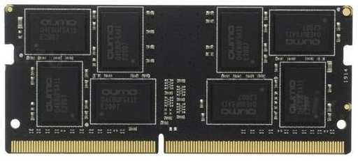 Оперативная память для ноутбука 16Gb (1x16Gb) PC4-21300 2666MHz DDR4 SO-DIMM CL19 QUMO QUM4S-16G2666P19