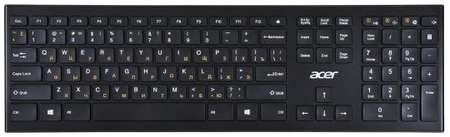 Клавиатура беспроводная Acer OKR010 USB черный 2034196954