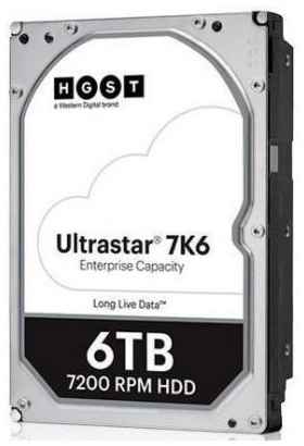 Жесткий диск 3.5 6 Tb 7200rpm 256Mb cache HGST Ultrastar DC 7K6 SAS 2034200569