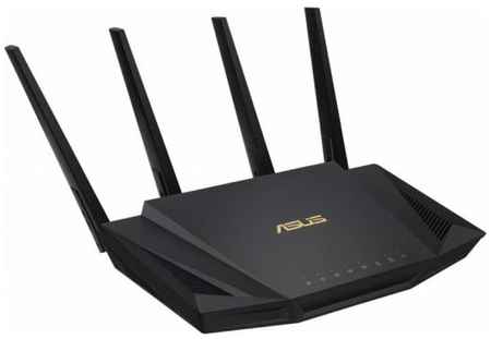 Wi-Fi роутер ASUS RT-AX58U 802.11abgnacadax 3000Mbps 2.4 ГГц 5 ГГц 4xLAN USB
