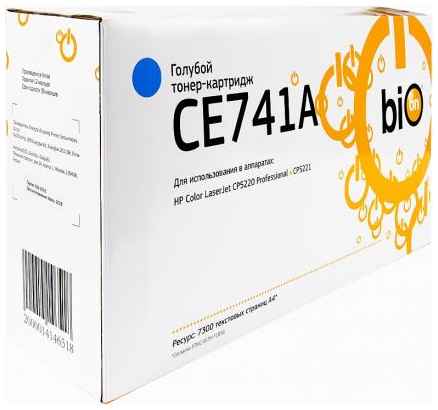 Bion CE741A Картридж для HP Color LaserJet CP5220 Professional CP5221 ,7 300 стр [Бион]