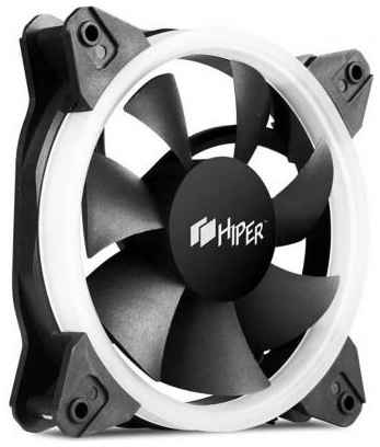 Вентилятор для корпуса HIPER HCF1251-03 Single ring, RGB fan , 120*120*25mm (38.5CFM, 1200RPM, 3+4PIN) OEM 2034245037