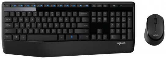 Клавиатура + мышь Logitech MK345 клав:черный мышь:черный USB 2.0 беспроводная Multimedia 2034245066