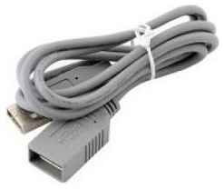Bion Кабель удлинительный USB 2.0 A-A (m-f), 0.75м, серый [BXP-CC-USB2-AMAF-75CM/300] 2034249742