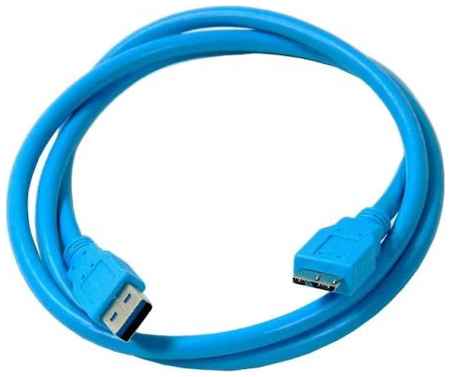 Кабель USB 3.0 microBM 1м VCOM Telecom TUS717-1M круглый синий 2034265241