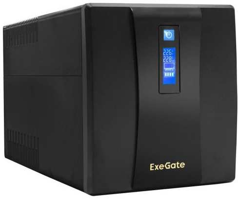 ИБП Exegate ULB-1500 LCD 900Вт 1500ВА черный EP212520RUS 2034268678