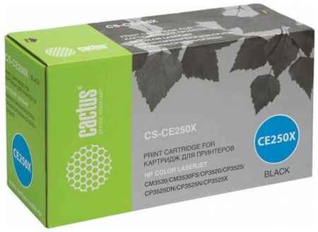 Тонер-картридж Cactus CS-CE250X для HP CLJ CP3525/CM3530 черный 10500стр 2034269090