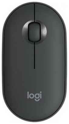 Мышь беспроводная Logitech Pebble M350 чёрный USB + Bluetooth 910-005718 2034287839