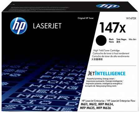 Картридж HP W1470X для HP LaserJet Enterprise M611 LaserJet Enterprise M612 LaserJet Enterprise MFP M634 LaserJet Enterprise MFP M635 LaserJet Enterpr 2034296274