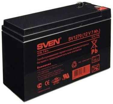 Аккумулятор Sven SV 12V 7Ah 203436063
