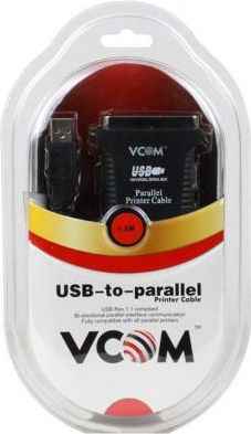 Кабель-адаптер USB AM LPT (прямое подключение к LPT порту принтера) Vcom VCOM Telecom