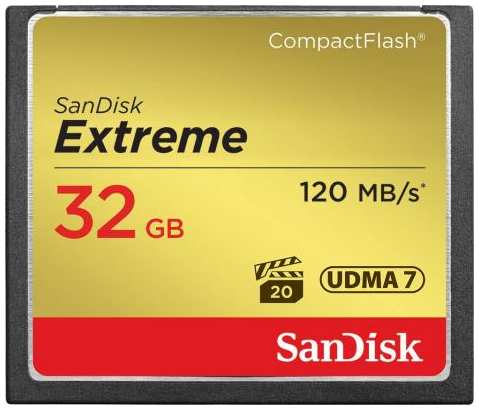 Карта памяти Compact Flash Card 32Gb SanDisk SDCFXSB-032G-G46 2034404824