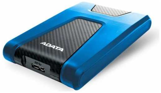 A-Data Внешний жесткий диск 2.5 USB3.1 1Tb Adata HD650 AHD650-1TU31-CBL синий 2034420844
