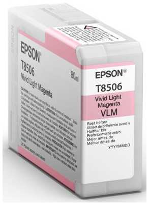 Картридж Epson C13T850600 для Epson SureColor SC-P800 светло пурпурный 2034423120