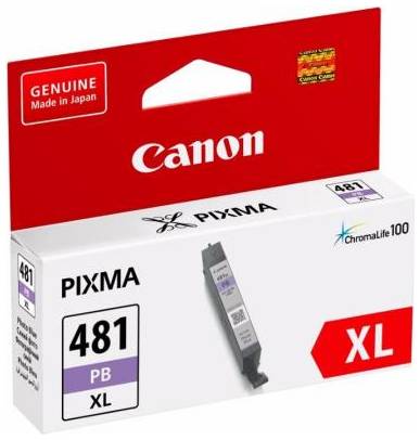 Картридж Canon CLI-481XL PB для Canon PixmaTS8140TS / TS9140 фото синий 2048C001