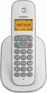 Радиотелефон DECT Texet TX-D4505A Dect бело-серый