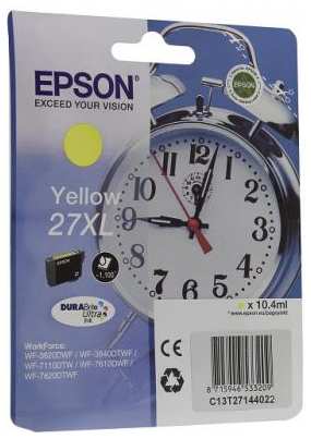 Картридж Epson C13T27144022 для Epson WF7110/7610/7620 желтый 1100стр 2034442193