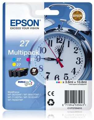 Картридж Epson C13T27154022 для Epson WF7110/7610/7620 цветной 1100стр 2034447181