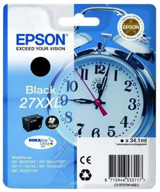Картридж Epson C13T27914022 для Epson WF7110/7610/7620 черный 2200стр 2034447188