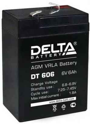Батарея Delta DT 606 6Ач 6B 2034460501