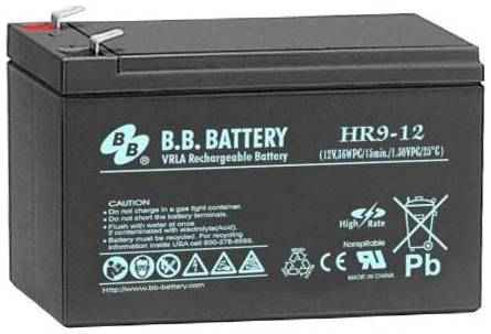 Батарея B.B. Battery HR9-12 9Ач 12B 2034463376