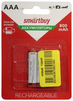 Аккумуляторы Smart Buy SBBR-3A02BL800 800 mAh AAA 2 шт HR03-2BL 2034467849
